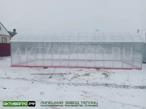 Теплица Ударница Благодатная, ширина 4/5 м, труба 40х20 + 20х20 Теплица Ударница Благодатная, ширина 4/5 м, труба 40х20 + 20х20