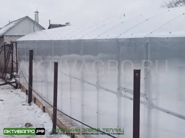 Теплица Ударница Благодатная, ширина 3/3.5 м, труба 40х20 + 20х20 Теплица Ударница Благодатная, ширина 3/3.5 м, труба 40х20 + 20х20