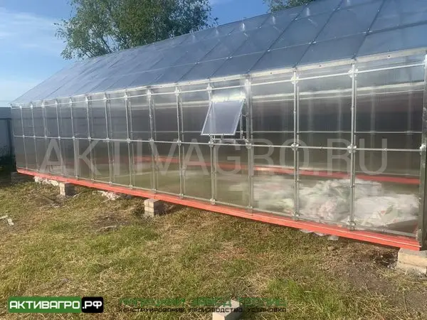 Теплица Ударница Англичанка, ширина 4 м, труба 40х20 + 20х20 Теплица Ударница Англичанка, ширина 4 м, труба 40х20 + 20х20