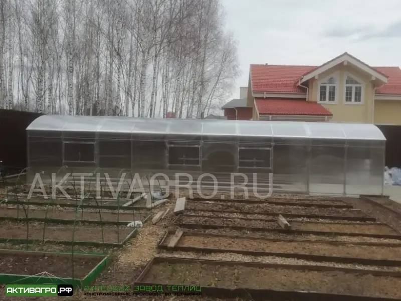 Теплица Ударница Благодатная, ширина 3/3.5 м, труба 40х20 + 20х20 Теплица Ударница Благодатная, ширина 3/3.5 м, труба 40х20 + 20х20