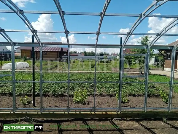 Теплица Ударница Благодатная, ширина 3/3.5 м, труба 40х20 + 20х20 Теплица Ударница Благодатная, ширина 3/3.5 м, труба 40х20 + 20х20